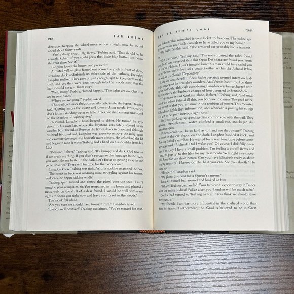 The Da Vinci Code : A Novel by Dan Brown Robert Langdon Best (2003, Hardcover) - Picture 3 of 5